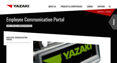 yazaki intranet.